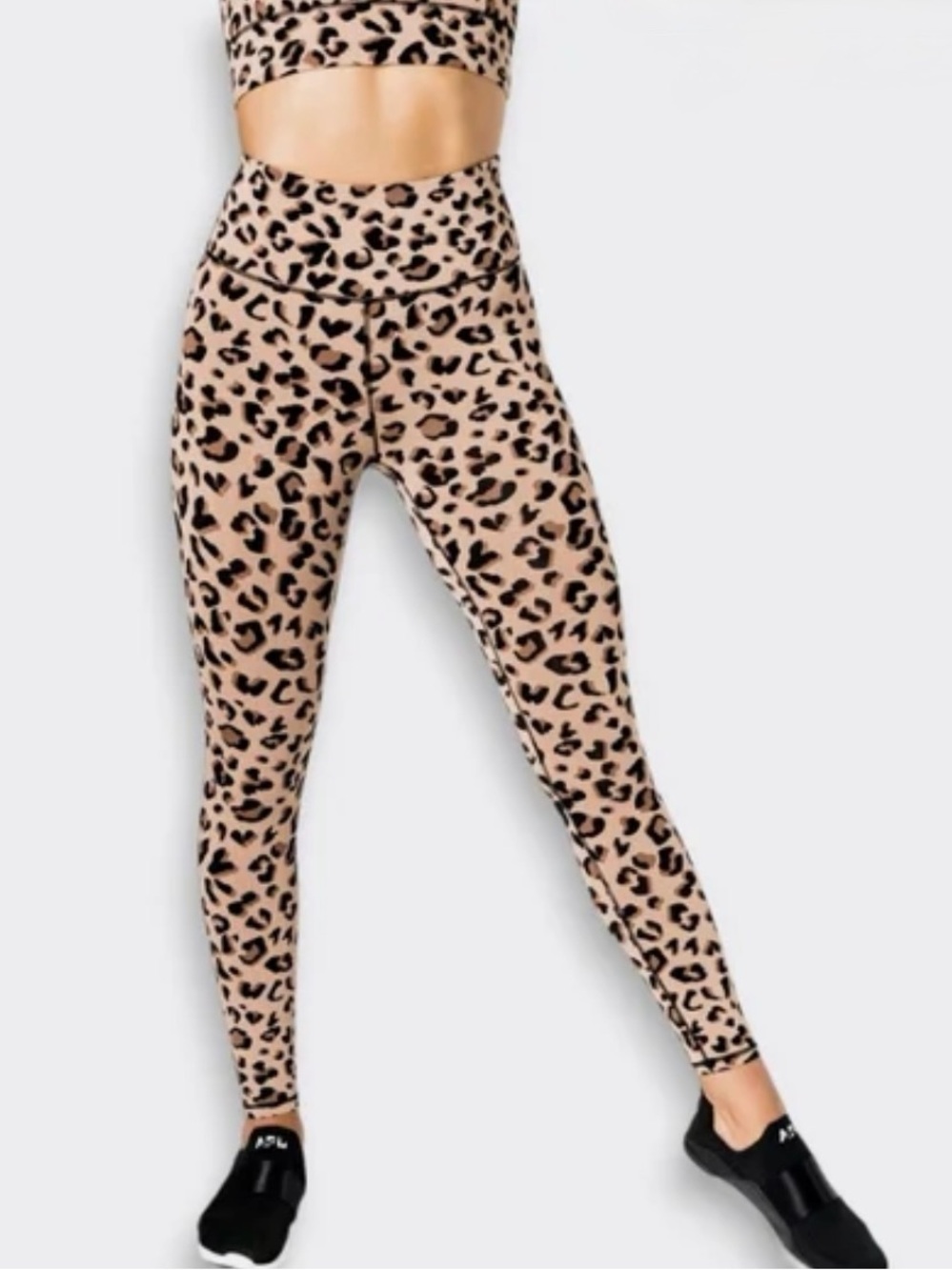 IVL Collective Into The Wild Cheetah Print Leggings Size 2 Collagen Infused New